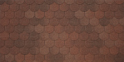 Гибкая черепица Tegola АССИЗИ (ASSISI) Terracotta 420