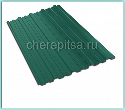 Профнастил С10-1150 покрытие Drap цвет RAL 6005 толщина 0,45мм