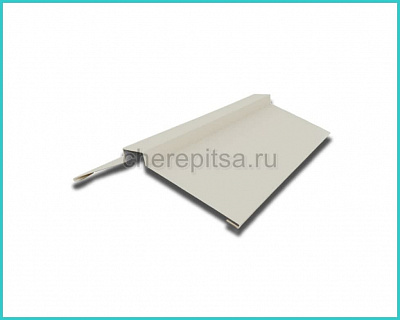 Планка конька фигурного 150x150x2000мм покрытие Полиэстер цвет RAL 9002 толщина 0,45мм
