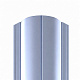 Штакетник МП ELLIPSE-O 19х126 (PURMAN-20-Galmei-0.5)