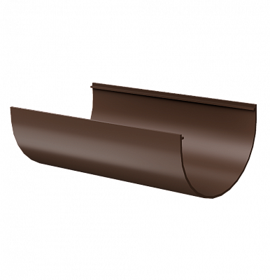 Жёлоб водосточный 1.5 м Комфорт (Comfort) Тёмно-коричневый Döcke
