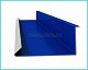 Планка примыкания нижняя 250x122x2000мм покрытие Полиэстер цвет RAL 5005 длина 2м толщина 0,4мм