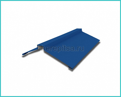 Планка конька фигурного 150x150x2000мм покрытие Полиэстер цвет RAL 5005 толщина 0,45мм