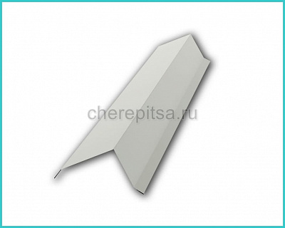 Планка торцевая PE 95x120x2000x0,45мм покрытие Полиэстер цвет RAL 9002 длина 2м толщина 0,45мм