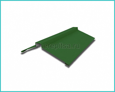 Планка конька фигурного 150x150x2000мм покрытие Полиэстер цвет RAL 6002 толщина 0,45мм