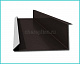 Планка примыкания нижняя 250x122x2000мм покрытие Полиэстер цвет RR32 длина 2м толщина 0,45мм