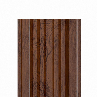Штакетник МП TRAPEZE-T 16,5х118 (ECOSTEEL-01-МореныйДуб-0.5)