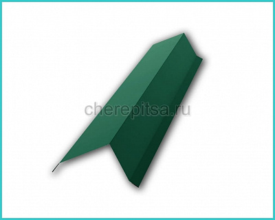 Планка торцевая PE 95x120x2000x0,45мм покрытие Полиэстер цвет RAL 6005 длина 2м толщина 0,45мм