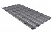 Металлочерепица Kredo Grand Line покрытие Satin цвет RAL 7004 толщина 0,5мм